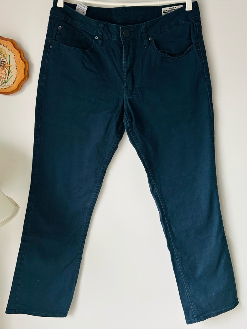Buffalo David Bitton Men's Deep Teal Straight Jeans